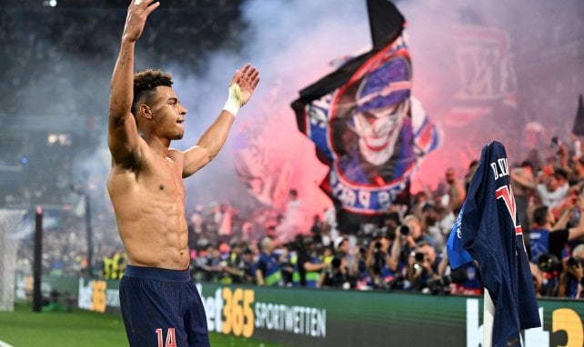 Désiré Doué avec le PSG
