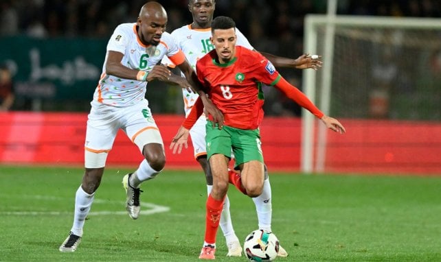 Azzedine Ounahi avec le Maroc