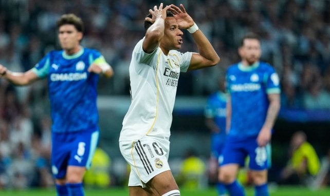 Real Madrid - OM : Kylian Mbappé, des buts mais encore des ratés