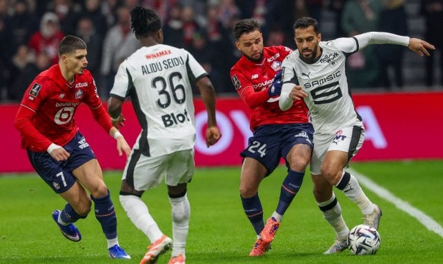 Ligue 1 : Rennes s’impose à Lille et se rapproche du podium