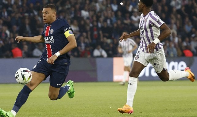 Kylian Mbappé face à Toulouse