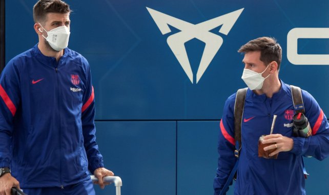 Gerard Piqué et Lionel Messi