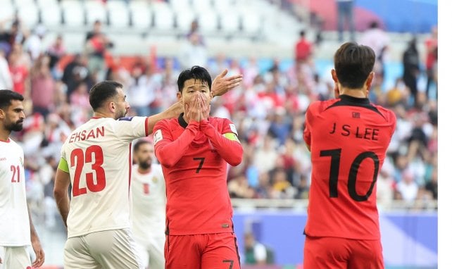 Heung-Min Son avec la Corée du Sud face à la Jordanie