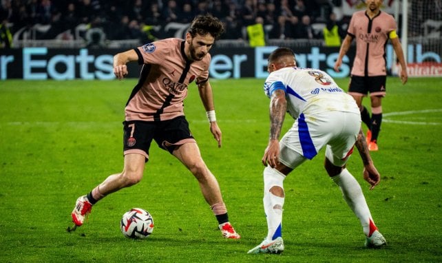 Kvaratskhelia sous les couleurs du PSG.