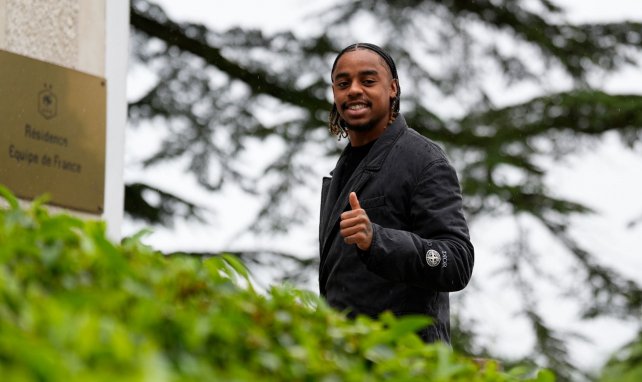 Bradley Barcola à Clairefontaine