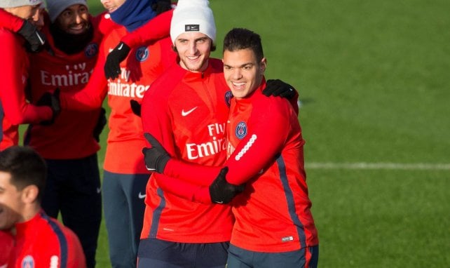 Adrien Rabiot et Hatem Ben Arfa au PSG