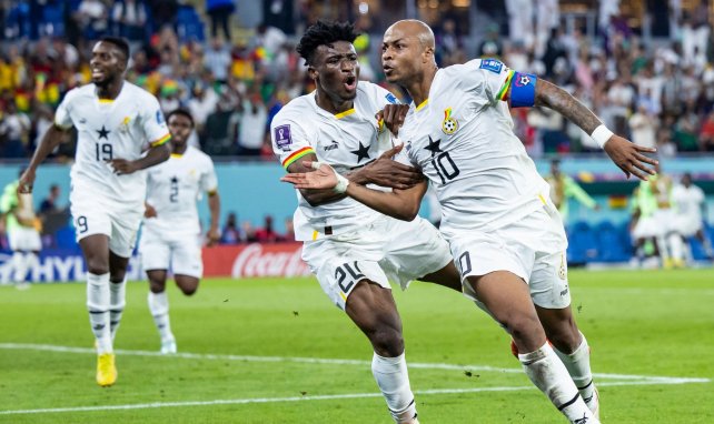 Mohamed Kudus avec le Ghana et André Ayew