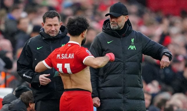 Mohamed Salah et Jürgen Klopp