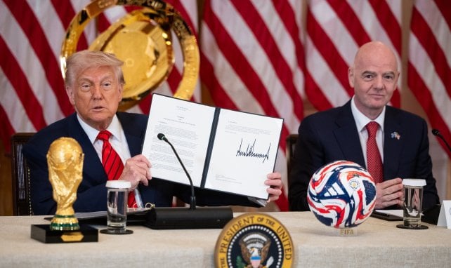 Gianni Infantino et Donald Trump