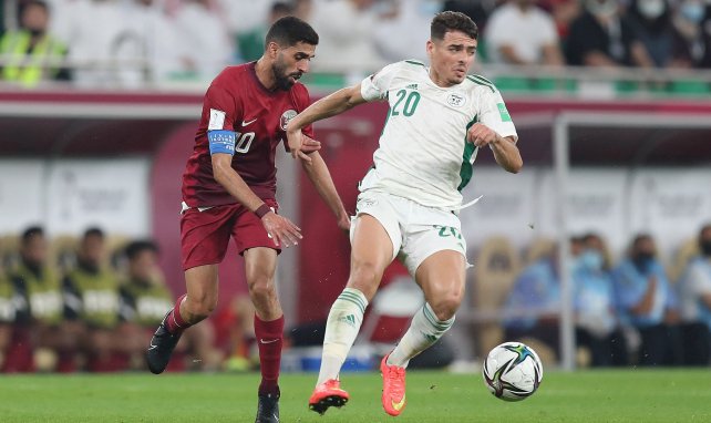 Ilyes Chetti (Algérie) contre le Qatar