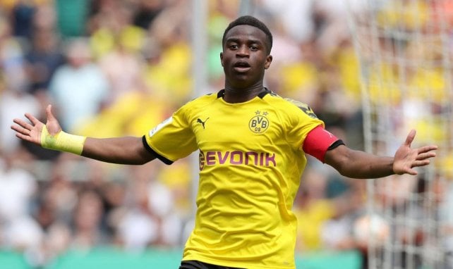 Youssoufa Moukoko dans les catégories de jeunes du Borussia Dortmund 