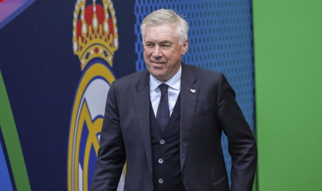 Carlo Ancelotti, entraîneur du Real Madrid