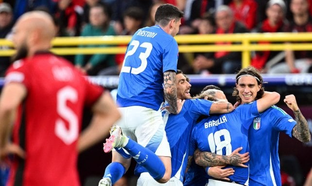 L'Italie contre l'Albanie à l'Euro 2024.