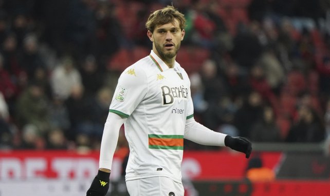 Tanner Tessmann, sous les couleurs de Venise, aujourd'hui à l'Olympique Lyonnais.