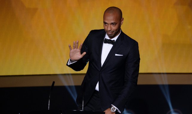Thierry Henry au gala du Ballon d'Or 2014