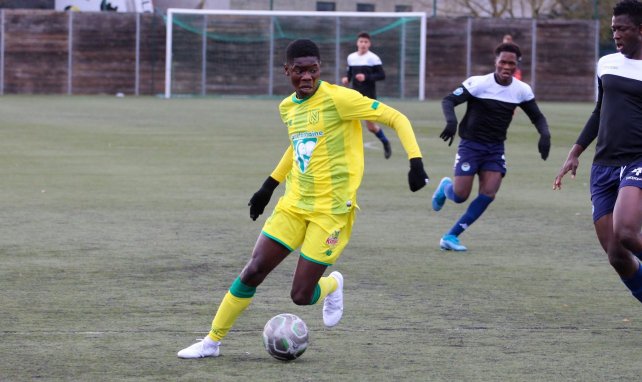 Edoly Lukoki Mateso avec le FC Nantes en U17