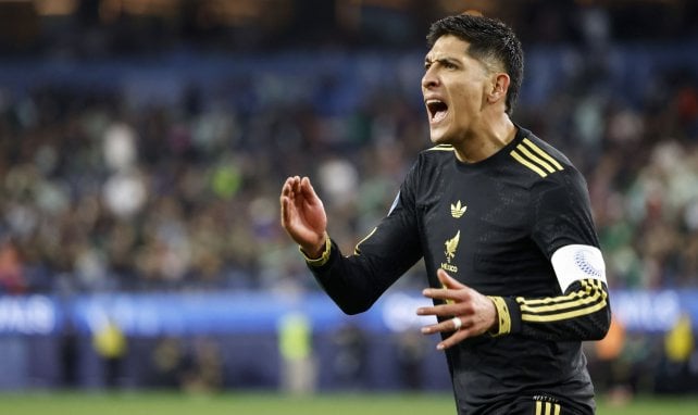 Edson Álvarez sous les couleurs de la sélection mexicaine