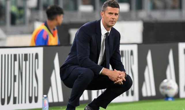 Thiago Motta sur le banc de la Juventus