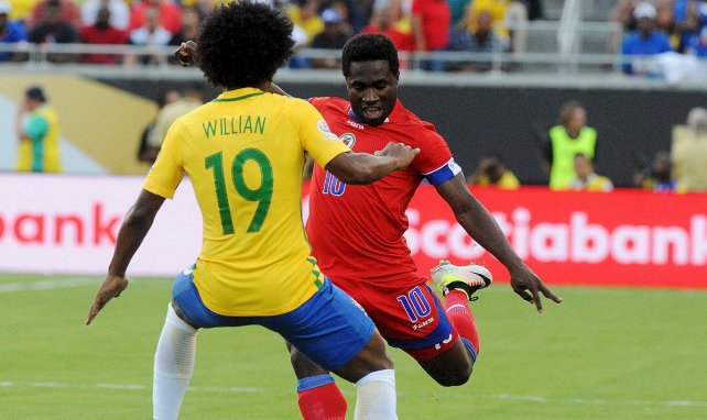 Jeff Louis avec Haïti