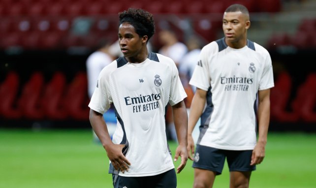 Endrick et Kylian Mbappé