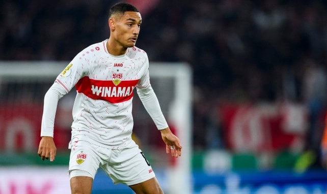 Enzo Millot, sous le maillot de Stuttgart.