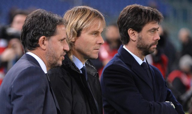 Fabio Paratici, Pavel Nedved et Andrea Agnelli