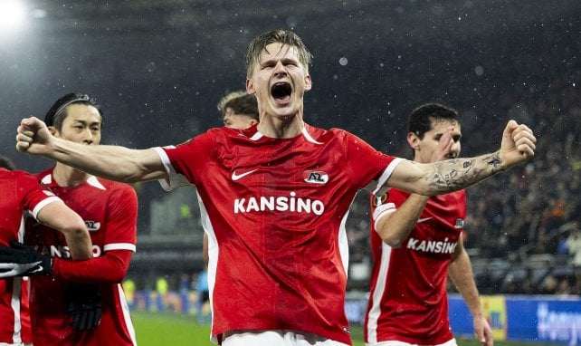 David Møller Wolfe avec l'AZ Alkmaar
