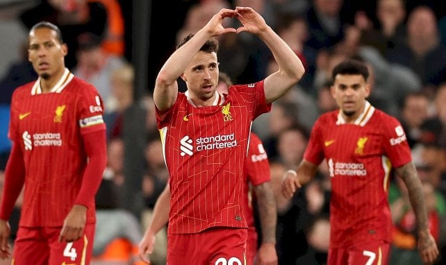 Diogo Jota avec Liverpool