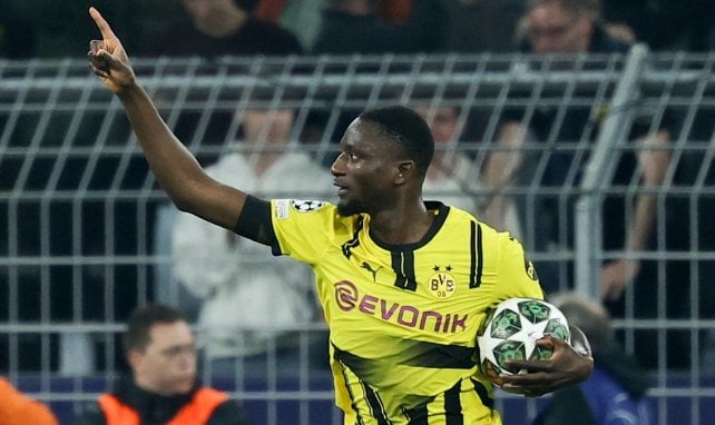 Serhou Guirassy avec le Borussia Dortmund