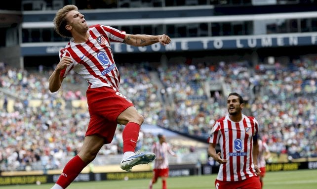 Pablo Barrios avec l'Atlético de Madrid