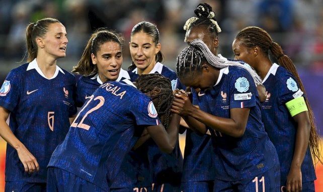 Les joueuses de l'équipe de France