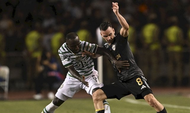 Naby Keïta (Ferencvaros) et Marko Jankovic (Qarabag)