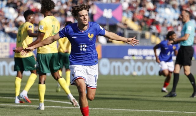 Anthony Bermont, avec l'équipe de France U20