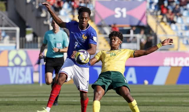 Lucas Michal (France) contre l'Afrique du Sud