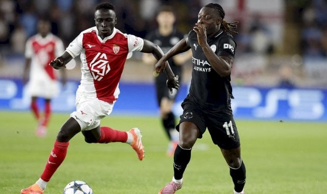 Diatta (Monaco) et Doku (Manchester City)