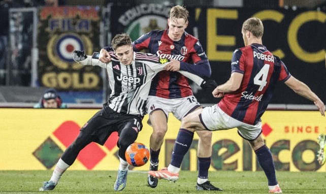 Serie A : Juventus s’impose à Bologne et reste au contact du top 4
