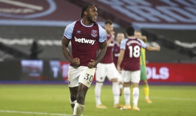 Michail Antonio buteur contre West Bromwich Albion