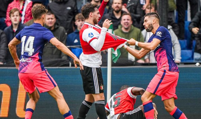 Yannick Carrasco a pété les plombs contre le Feyenoord Rotterdam
