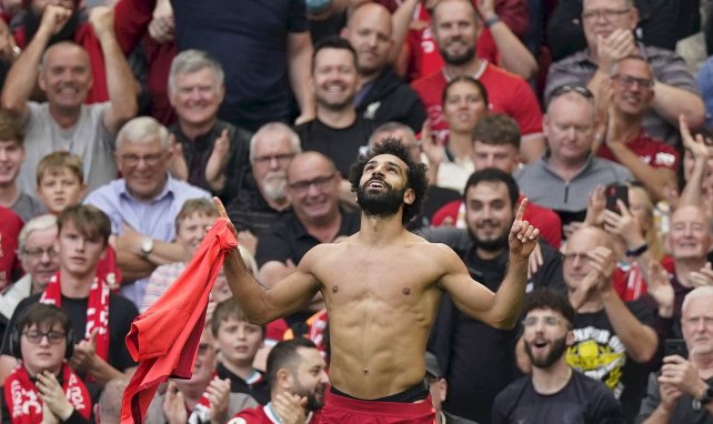 Mohamed Salah buteur avec Liverpool contre Crystal Palace 