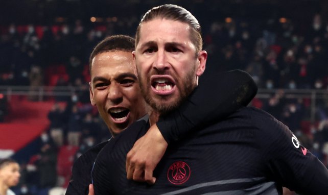 Ramos et Kehrer fêtent un but avec le PSG