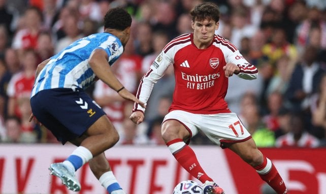 Arsenal : la recrue Christos Tzolis affole déjà toute l’Angleterre