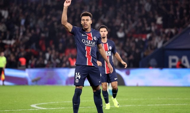 Désiré Doué avec le PSG