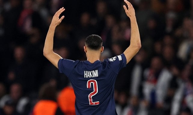 Achraf Hakimi avec le PSG