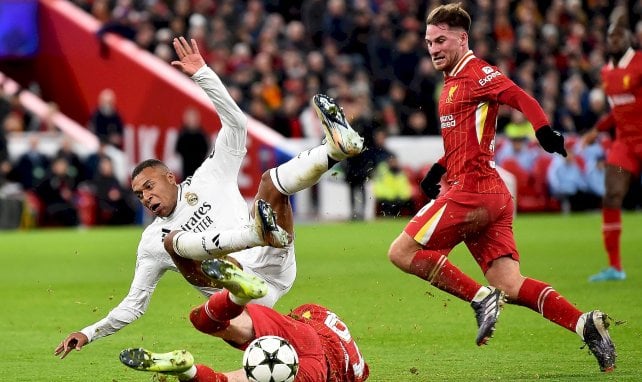 Mbappé (Real Madrid) et Mac Allister (Liverpool)