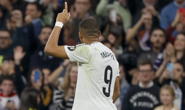 Kylian Mbappé avec le Real Madrid