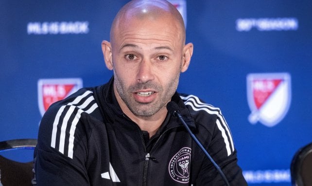 Javier Mascherano avec l'Inter Miami au Media Day 2025 de MLS