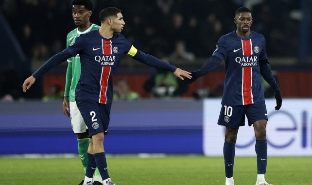 Ousmane Dembélé sous le maillot du PSG