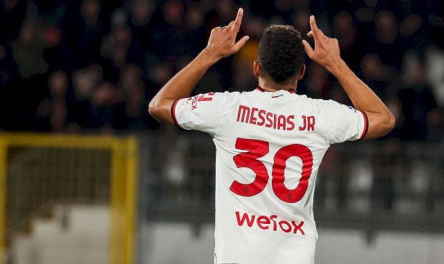 Junior Messias buteur avec Milan