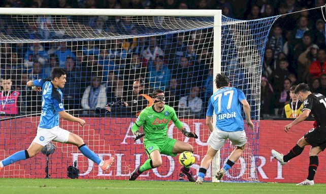 Brahim Díaz à l'AC Milan buteur contre le Napoli