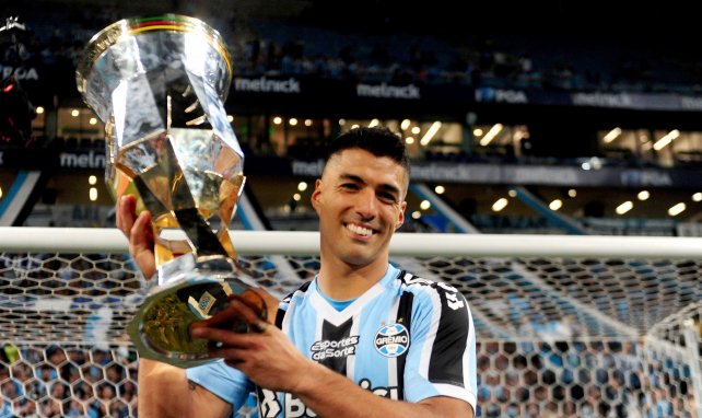 Luis Suarez remporte déjà un trophée avec Grêmio.
